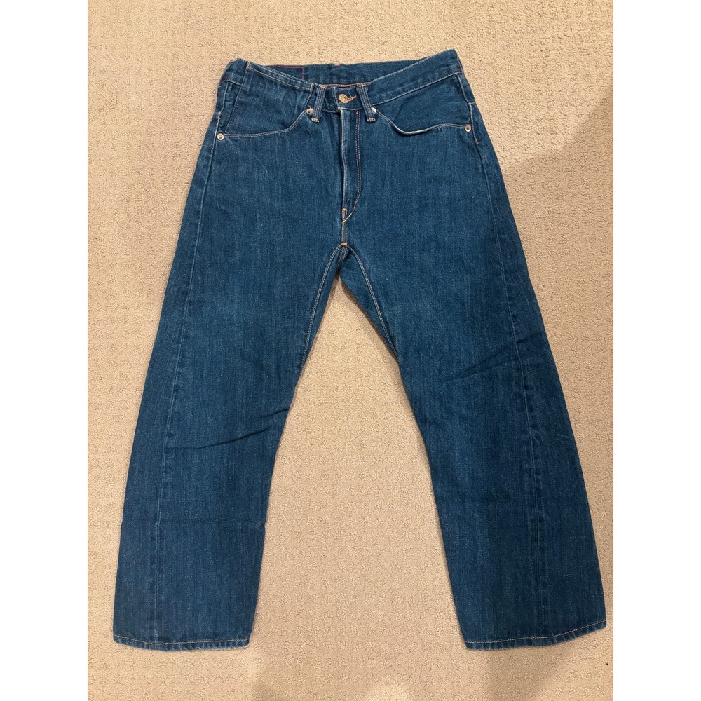 Rare Levi's RED 2007 Denim Guy's Straight Leg Selvedge Finish‎ Made in Spain